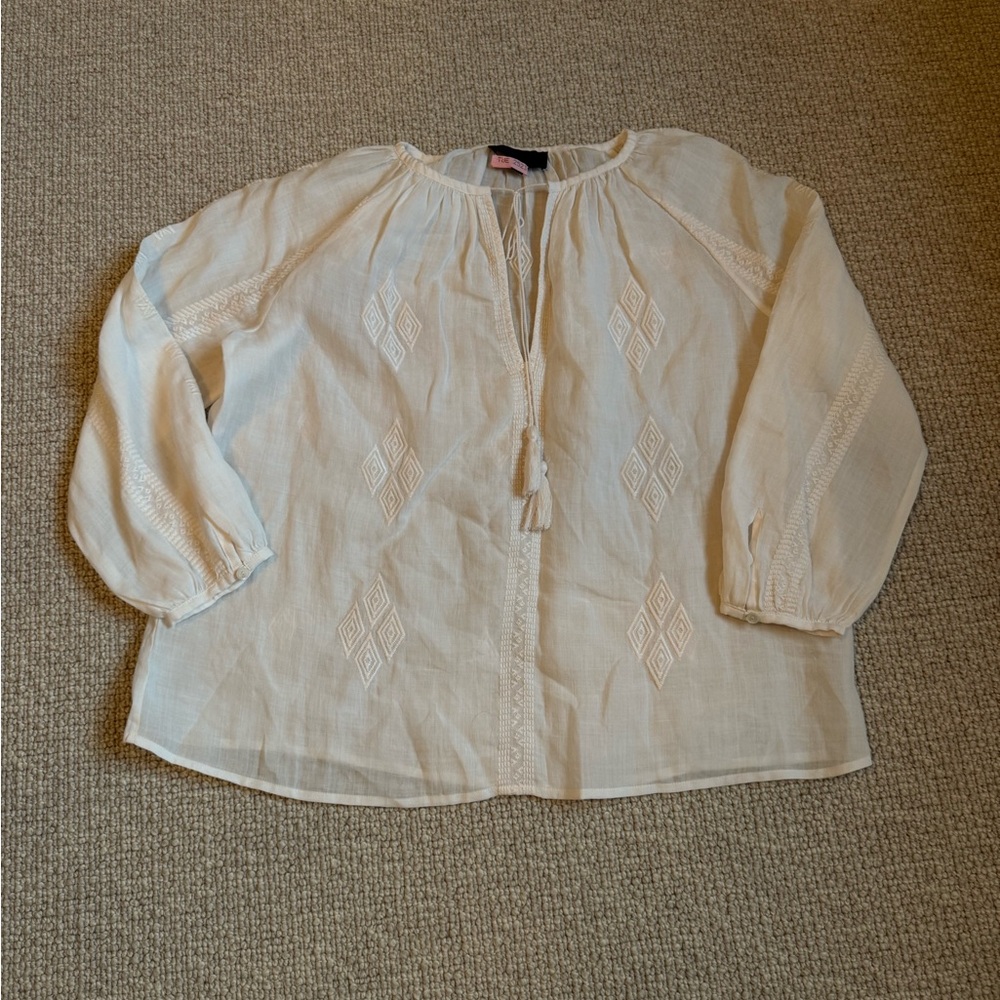 Nili Lotan Cristo Embroidered Blouse - Picture 9 of 13